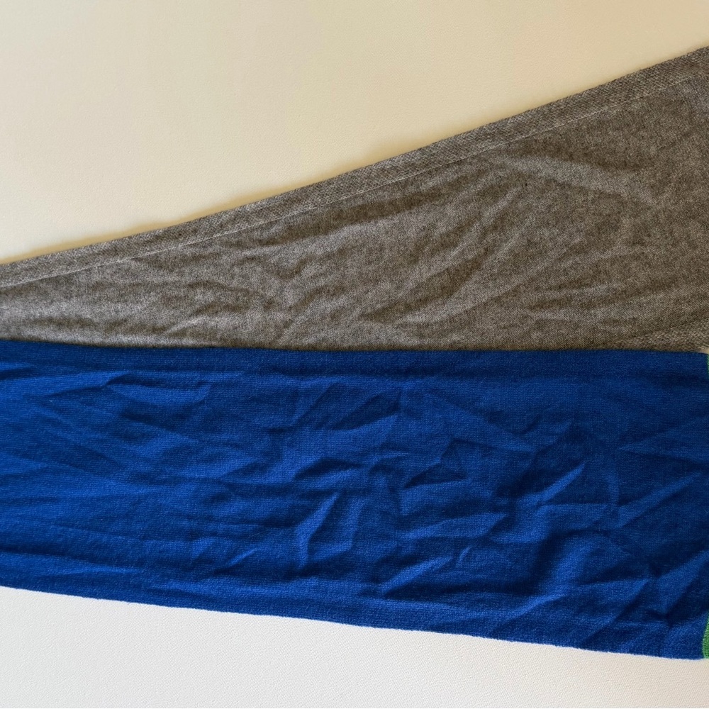 NWT Talbots Blue and Gray Scarf